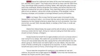 The Aeneid: Book 7 Summary