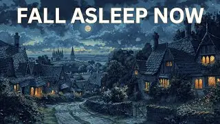 FALL ASLEEP NOW with a Cozy English Village Sleep Story | A Nighttime Stroll Through the Countryside