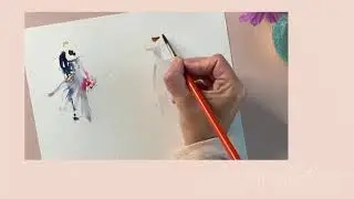 Watercolor wedding AquaNell * Aquarelle mariage AquaNell