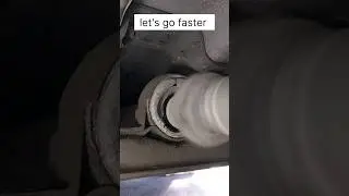 what a bad carrier center support bearing looks like (vibration and noise
