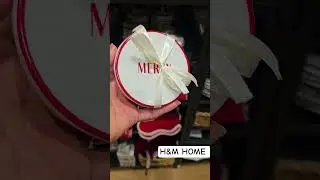 H&M HOME НОВЫЕ РОЖДЕСТВЕНСКИЕ ТОВАРЫ Сентябрь 2025 г.