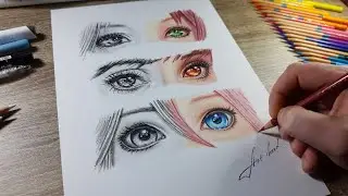 OMG! Realistic anime eyes. Tutorial in channel. / Реалистичные Аниме глаза. Туториал на канале.