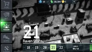 🚁💥 😵&zwj;💫War Drone Shooting Game Level 21 &ndash; Raven Storm! Missile Barrage, AFVs & Air-Dropped Armor!