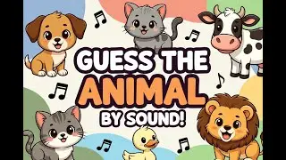 Guess the Animal by Sound 🐶🐱 | Fun Kids Game | JoyPuff Animations