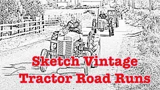 Sketch Video of Braid Vintage Enthusiasts Road Run 2021