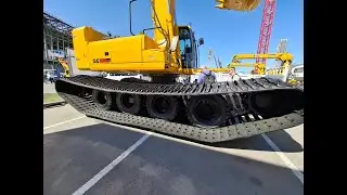 SUNTON rock ripper, long reach, high reach boom, pontoons,  low ground pressure undercarriage.