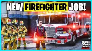 Firefighter Odd Job is FUN in GTA Online