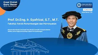 Orasi Ilmiah Guru Besar Prof. Syafrizal