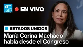 🔴 En vivo | María Corina Machado se dirige a la prensa desde el Congreso de EE. UU.