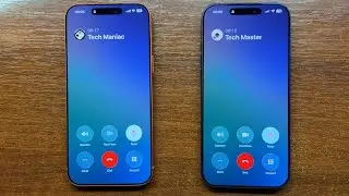 iPhone 17 Pro Max Deep Blue vs iPhone 17 Pro Max Cosmic Orange Incoming Call + Unboxing