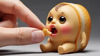 Cute Mini Food ASMR 🍬 Ultra-Realistic Tiny Character Eating Sounds (No Talking)