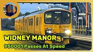 950001 Passes Widney Manor At Speed! | Chiltern Mainline | 21/01/2026
