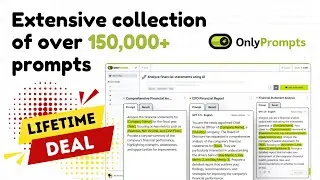 OnlyPrompts Lifetime Deal - Access 150k+ AI Prompts to Automate Tasks