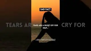 Tears are a silent way of crying out... #shorts #sad