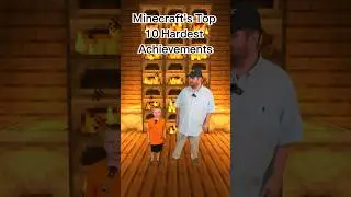 Minecraft&rsquo;s Top 10 Hardest Achievements No. 9 #minecraft #shorts