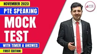 PTE Speaking Mock Test | November 2023 | First Edition | Real Exam Questions PTE Society