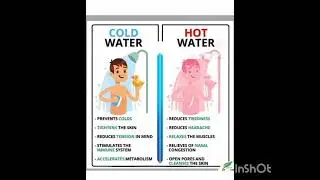 Benefits of hot and cold water ✨🩵 #waterbenefits #water 