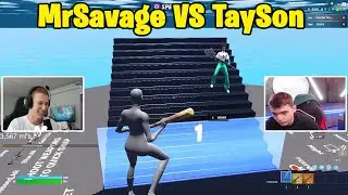MrSavage VS TaySon 1v1 TOXIC Buildfights!