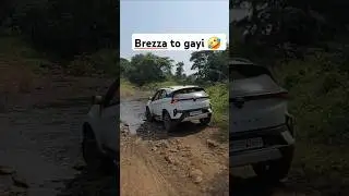 Tata Nexon in beast mode &mdash; water can&rsquo;t stop it! 💪🌊 #shortsvideo #tatanexon