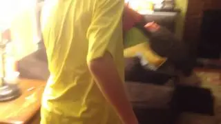 Kyle takes one for the team