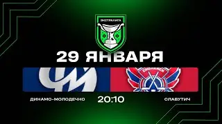 Динамо-Молодечно - Славутич | 29.01.2026 | Экстралига | Прямая трансляция