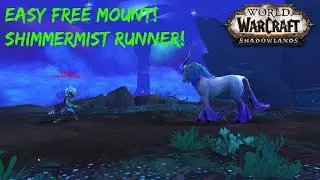 Easy Free Mount Shimmermist runner | World of Warcraft Shadowlands