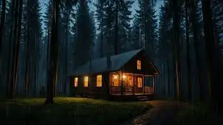 RAIN SOUNDS for Peaceful DEEP Sleep (NO ADS) | Fix Insomnia, Study, Calm Stress, Nature Cabin ASMR