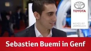Sebastien Buemi auf dem Autosalon in Genf | Toyota Hybrid Racing Team