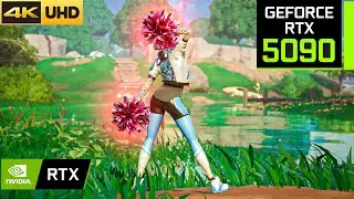 Fortnite Lynx Skin Gameplay : RTX 5090 + 7800X3D ( 4K Max Graphics + RTX ON )