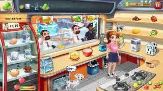 Rising Super Chef - Cook Fast Map 3 Ice Cream Level 22 (Hard Fast Level)