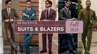 35 Ways to Style Suits & Blazers in Fall 2025 | Men's Fashion