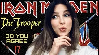 Iron Maiden - The Trooper (Live at Estadio, Chile) [REACTION VIDEO] | Rebeka Luize Budlevska