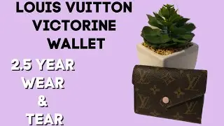 LOUIS VUITTON VICTORINE WALLET | 2.5 YEAR WEAR AND TEAR | Karmen Kay