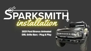 Ford Bronco Animated DRL Grille Bar Installation