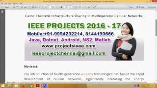 Game Theoretic Infrastructure Sharing in Multioperator Cellular Networks