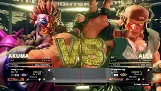 SFV Champion Edition 🔥 AndyXiaSFV (AKUMA) Vs Kichipa (ALEX) 🔥 Online Match's 04-08-2023