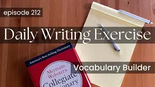Write With Me and Improve Your Creative Writing episode 212 - illusive, allusive, elusive