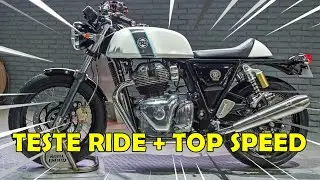 Teste Ride Royal Enfield Continental GT 650 + TOP SPEED
