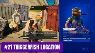 Triggerfish Character Location #21 Fortnite Season 6