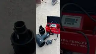 @HDPE PE-100 pipe Electrofusion-Tee, reducer joining technique part-2