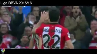 2 goles de Sabin Merino vs Betis,  Athletic de Bilbao 3 - 1 Real Betis, Liga BBA 2016.
