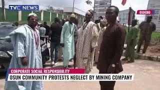 Osun Community Protests Degradation of their Community by Mining Company