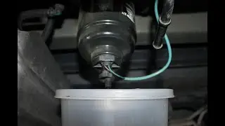 RAM 2500  Rear Fuel Filter/ Water Separator change - No drain hose method