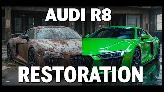 &ldquo;The Ultimate Audi R8 Makeover | Vibrant Green Edition&rdquo; #audir8 #restoration #automobile #oldtonew