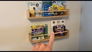 The BEST Nursery Book Shelves for Wall (Install Review)