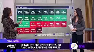 Retail stocks under pressure amid weak earnings reports