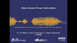 Water Activated Primary Textile Battery