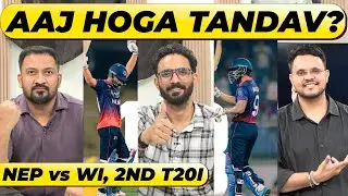 🔴Nepal vs WI 2nd T20: Aasif-Sundeep ka Dhamaka | Nepal ne Batting se Hila Dala, 170+ Ka Bada Score