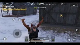 First Chicken Dinner in Vikendi - Snow Map | Crown Gameplay Highlight Reel (Bangla/Hindi)