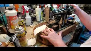 1931 Singer 99 sewing machine w/foot pedal and bent wood case